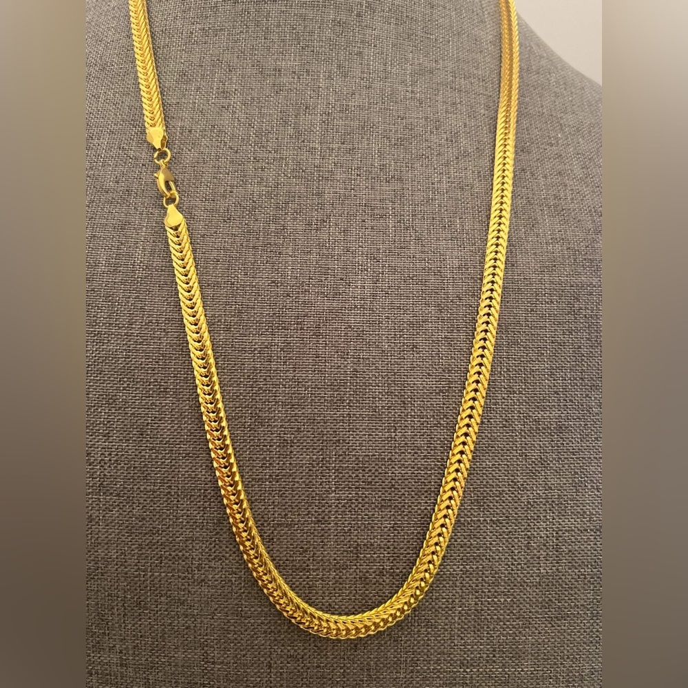 Barbada chain Men & Women  Stainless steel Necklace 24 inches New